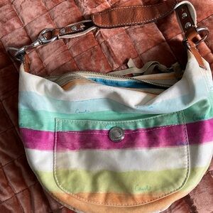 Coach sateen watercolor bag